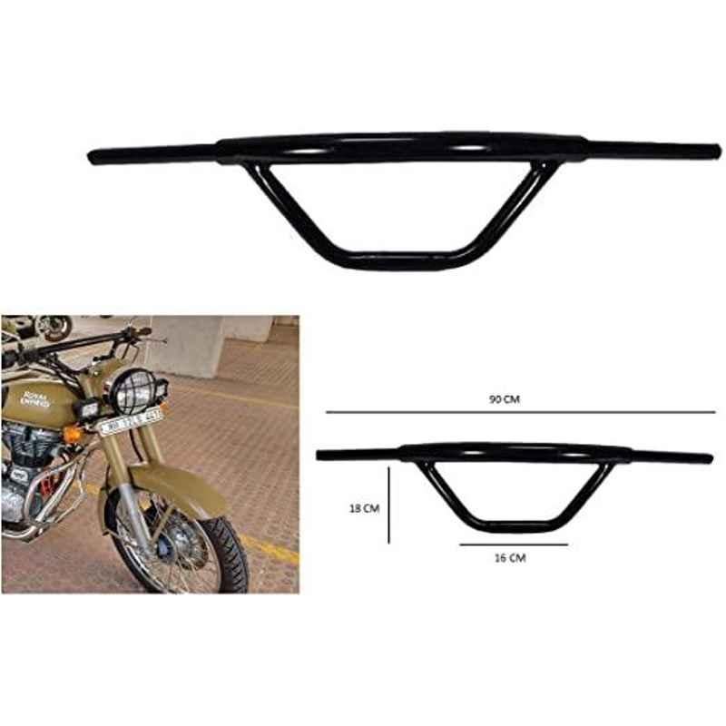 AOW LED Handle Bar Black for Mahindra Gusto