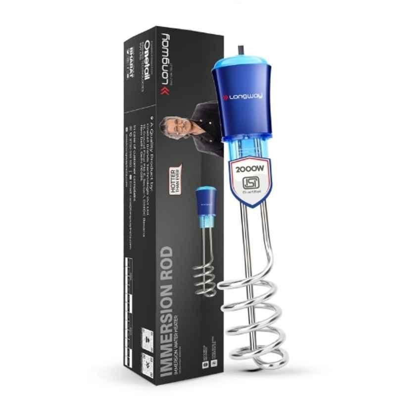 Longway LWIR01 2000W Stainless Steel Blue Immersion Water Heater Rod