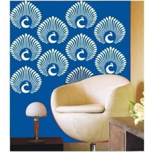 Buy Kayra Decor 24x40 inch PVC Circle Wall Design Stencil, KDS36128 Online  At Best Price On Moglix