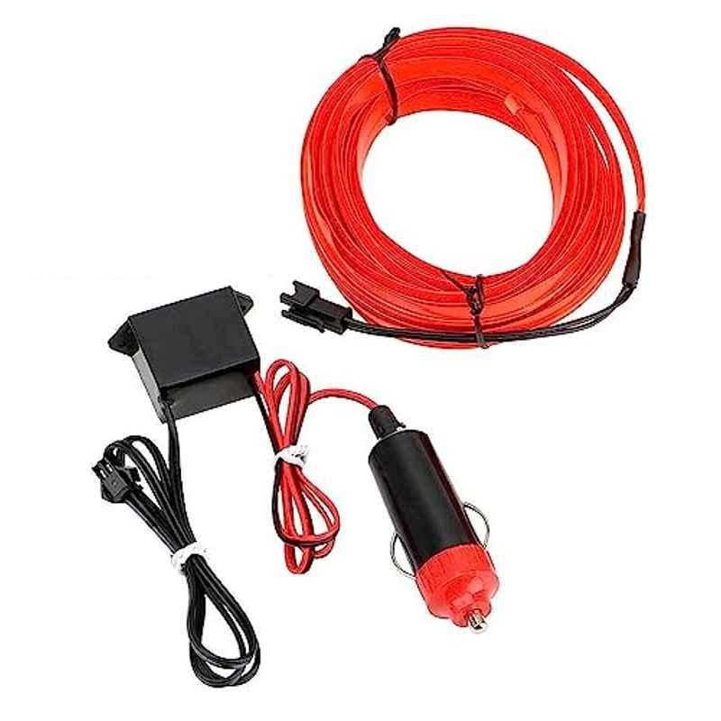 Kozdiko 12V 5m Red Car Interior Decor Neon Strip Light for Chevrolet Enjoy, Koz-74148
