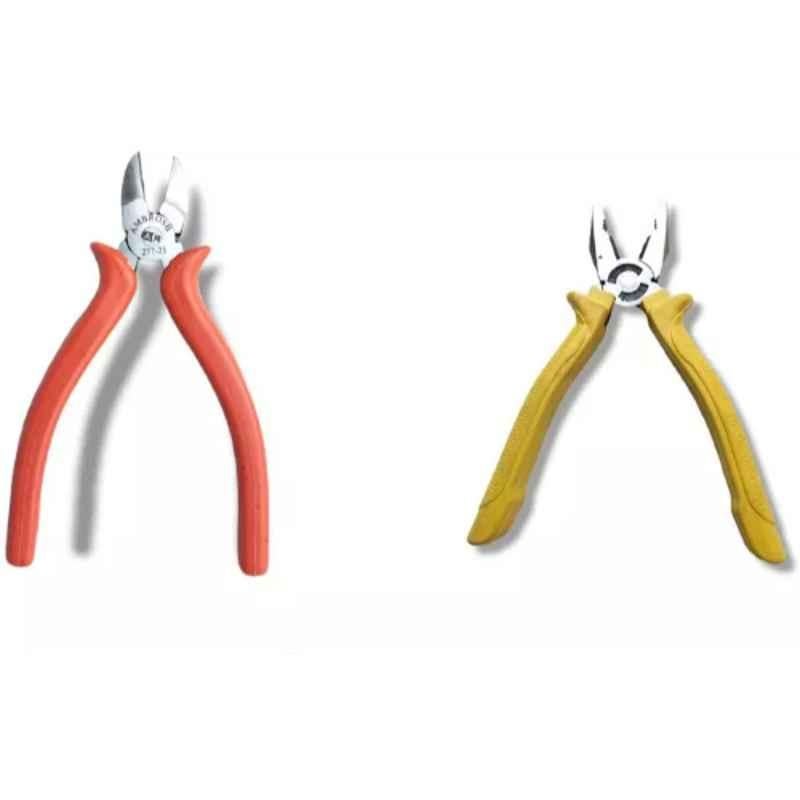 Sky Blue 2 Pcs 7.8 inch Lineman Plier Combo, SBE_PLIER_0234