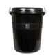KKR 30L Plastic Black Round Heavy Duty Bucket with Lid