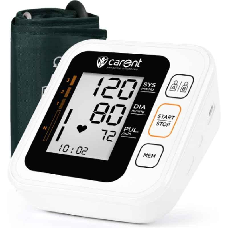 Carent B70 White Fully Automatic Digital Blood Pressure Monitor