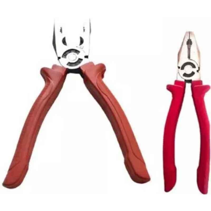 Sky Blue 2 Pcs 7.8 inch Lineman Plier Combo, SBE_PLIER_COMBO_MOD_01038