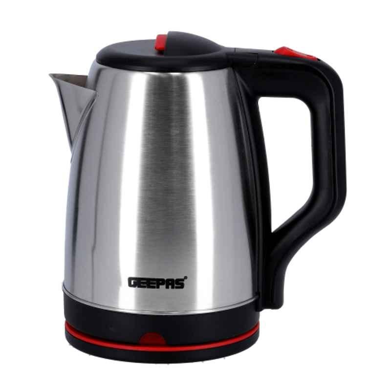 Geepas 1500W 1.8L Stainless Steel Electric Kettle, GK38044
