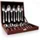 Steel Edge 18 Pcs Stainless Steel Polished Impress Cutlery Spoons Forks Set with Gift Box