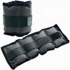 Matrica Black 1kg Adjustable Resistance Strength Training Bracelets Ankle Straps Weights & 1kg Wrist Weight