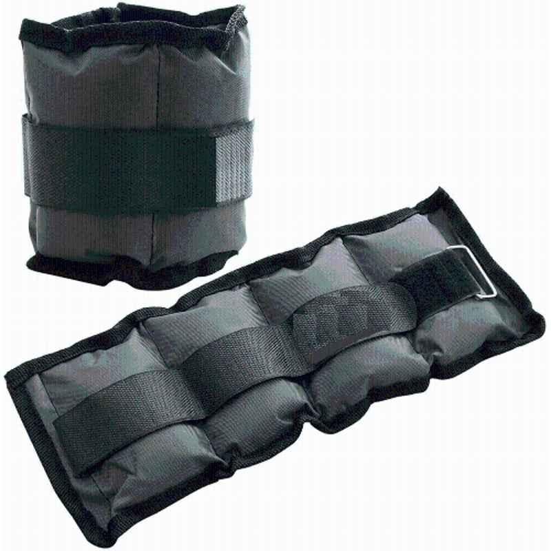 Matrica Black 1kg Adjustable Resistance Strength Training Bracelets Ankle Straps Weights & 1kg Wrist Weight