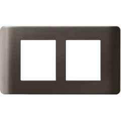 Schneider Electric Zencilo 4 Module Surround & Grid Plate, IN8404C(BZ)