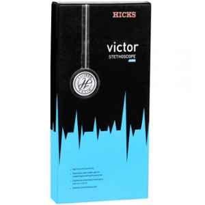 Hicks Black Victor Stainless Steel Dual Head Stethoscope, V-510