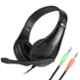 Enter Karma Black Wired Over Ear Headphone with Mic