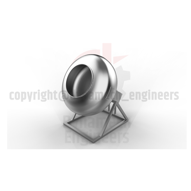Dynamech Automatic Spice Coating Drum