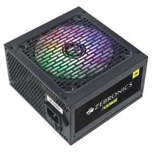 Zebronics VS750Z Black Gaming Power Supply with 120mm Silent Fan & Long Flat Cable