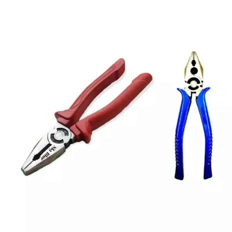 Sky Blue 2 Pcs 7.8 inch Lineman Plier Combo, SBE_PLIER_COMBO_MOD_00559