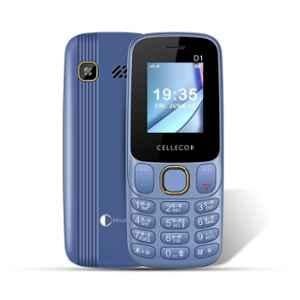 Cellecor D1 1.8 inch 1000mAh Blue Dual Sim Feature Phone