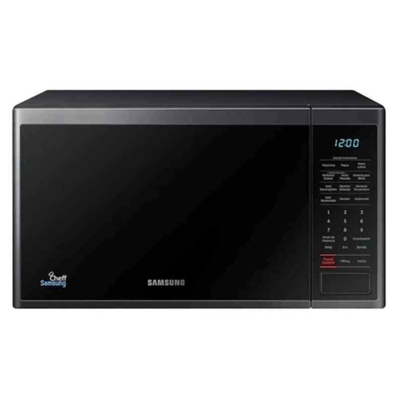 Samsung 32 Litre Black Ceramic Inside Solo Microwave, MS32J5133AG