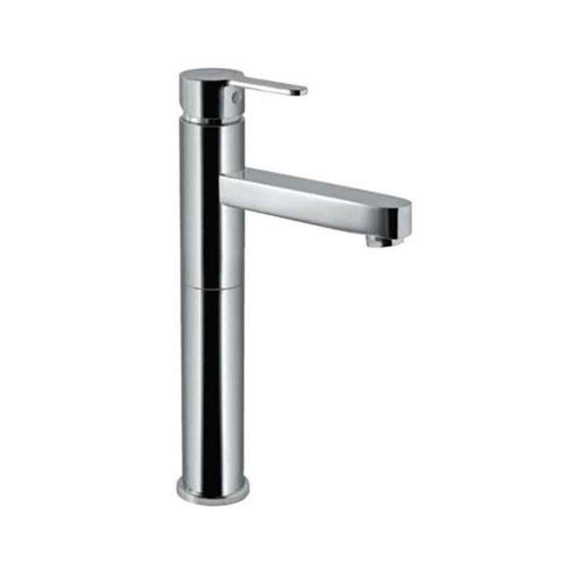 Jaquar Fusion Chrome 600mm Lever Tall Boy with Fixed Spout without Popup Waste System, FUS-CHR-29005NB