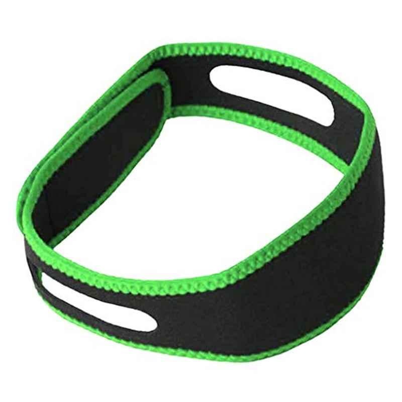 Rubik Green Adjustable Anti Snoring Chin Strap Belt