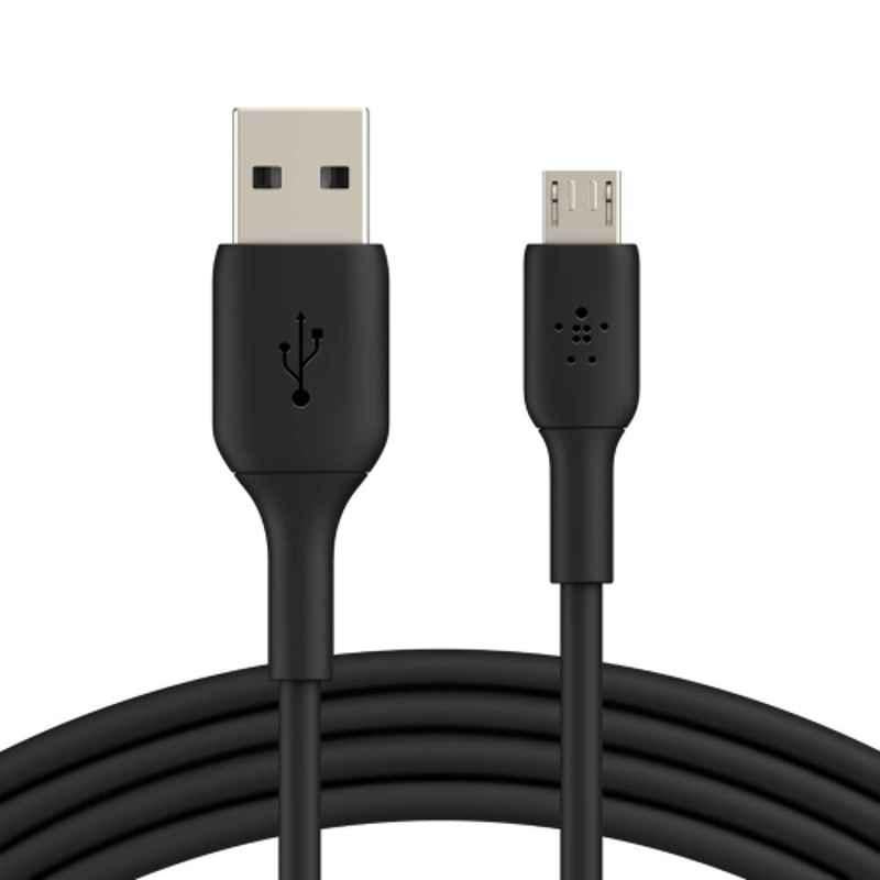Belkin 1m Black USB A to Micro USB Charging Cable, CAB005bt1MBK