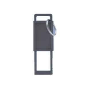 Anchor Penta Graphite Black Only Keytag with Ring, 65702B (Pack of 10)