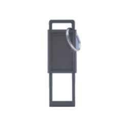 Anchor Penta Modular Graphite Black Only Key Tag with Ring, 65702B (Pack of 10)