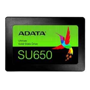 Adata Ultimate SU650 480GB 3D NAND 2.5 inch Black Solid State Drive, ASU650SS-480GT-R