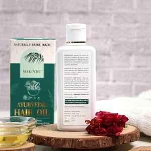 Makindu Cosmetics 100ml Ayurvedic Hair Oil for Hair Growth
