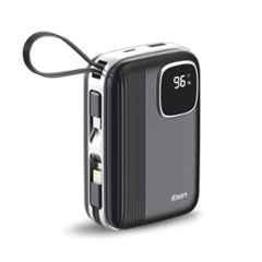 Foxin ChargeX20 22.5W 20000mAh Black Super Fast Charging Power Bank with 6 Months Warranty
