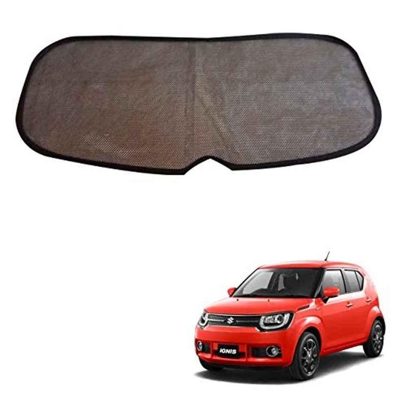 Kozdiko Mesh Black Rear Window Sunshade Car Diggy Curtain for Maruti Suzuki Ignis