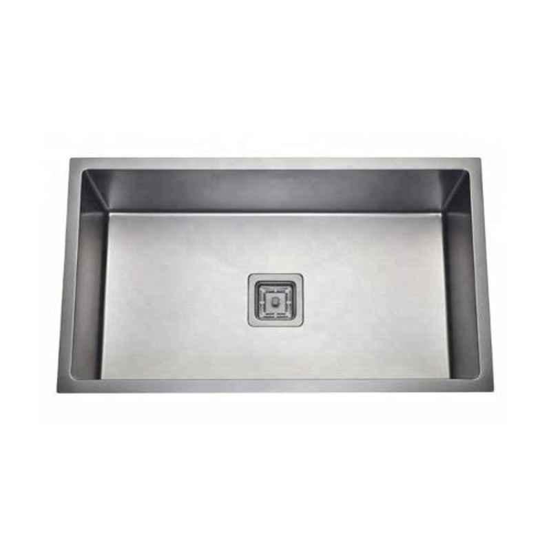 Crocodile 30x18x10 inch Stainless Steel Matt Finish Silver Kitchen Sink