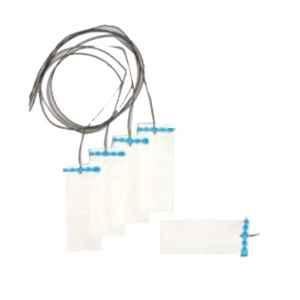 Surgiwear 50x70mm Viscose Non Woven Fabric Neurosurgical Thin Patties with X-Ray Opaque Line, WM5070R (Pack of 3)