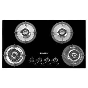 Faber Superia HT764 4 Burners Auto Ignition Toughned Glass Built in Hob