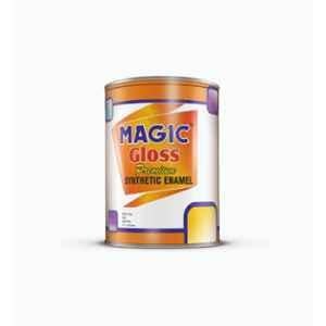 Magic Paints 1 Litre PO Red Gloss Premium Synthetic Enamel Paint with Fast Drying & Anti-Rust for Interior, Exterior, Metal & Wood Surfaces