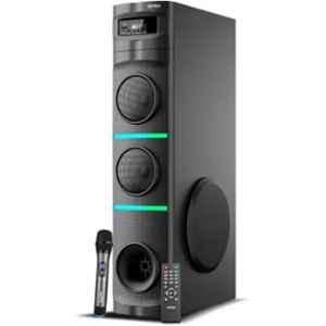 Intex Thunder 950 95W Black Multimedia Bluetooth Tower Speaker with Mic, Remote & 2.1 Channel