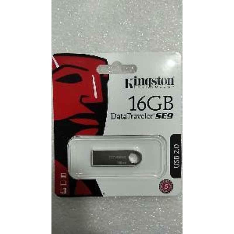 Kingston 16GB Datatraveler Se9 Pendrive Metal 5 Years Warranty