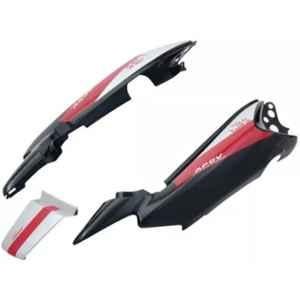 Ultra Tail Panel For Splendor Ismart Black Red