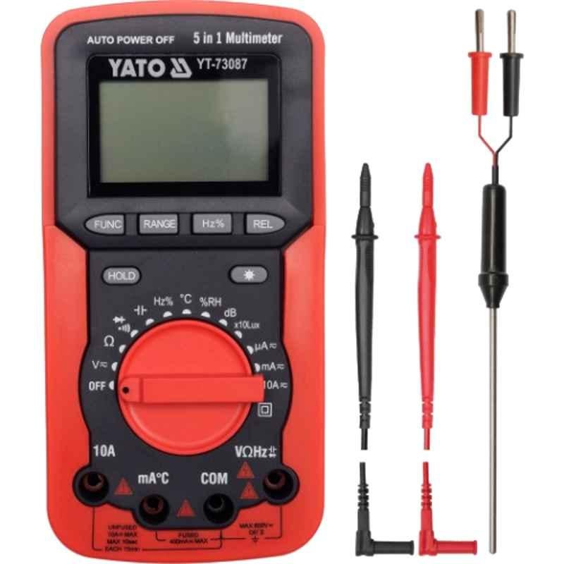 Yato YT-73087 5 in 1 Auto ranging Digital Multimeter