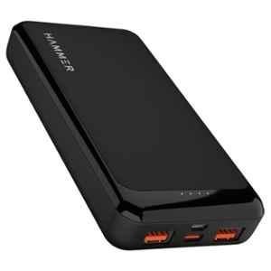 Hammer Ultra Charge Y20 20000mAh Black Power Bank with Multiple Layers of Protection