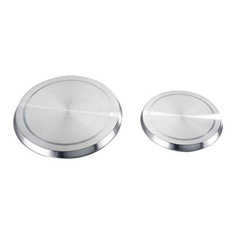 Wenko Stainless Steel Silver Hob Cover, 2235504100 (Pack of 4)