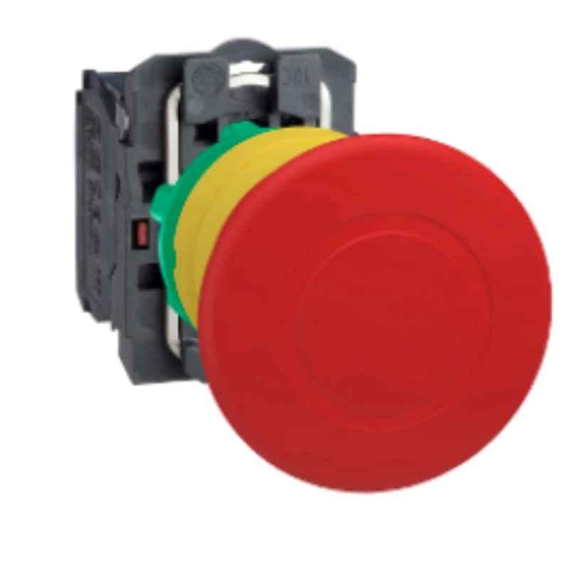 Schneider Harmony 600V 1NC Red Emergency Stop, Switching Off, XB5AT842