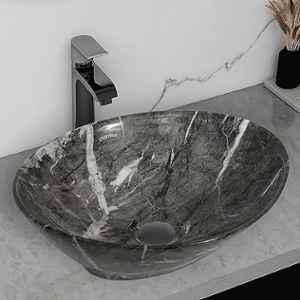 Plantex Boat 16x13x5.5 inch Ceramic Finish Wash Basin for Bathroom