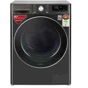 LG 7kg 5 Star Black Fully Automatic Front Load Washing Machine with in-Built Heater, FHV1207ZWB