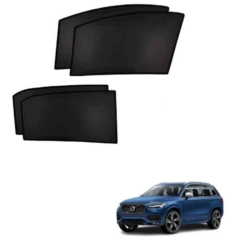 Kozdiko 4 Pcs Custom Fit Non Magnetic Curtains Mesh Car Sun Shade Set for Volvo XC90
