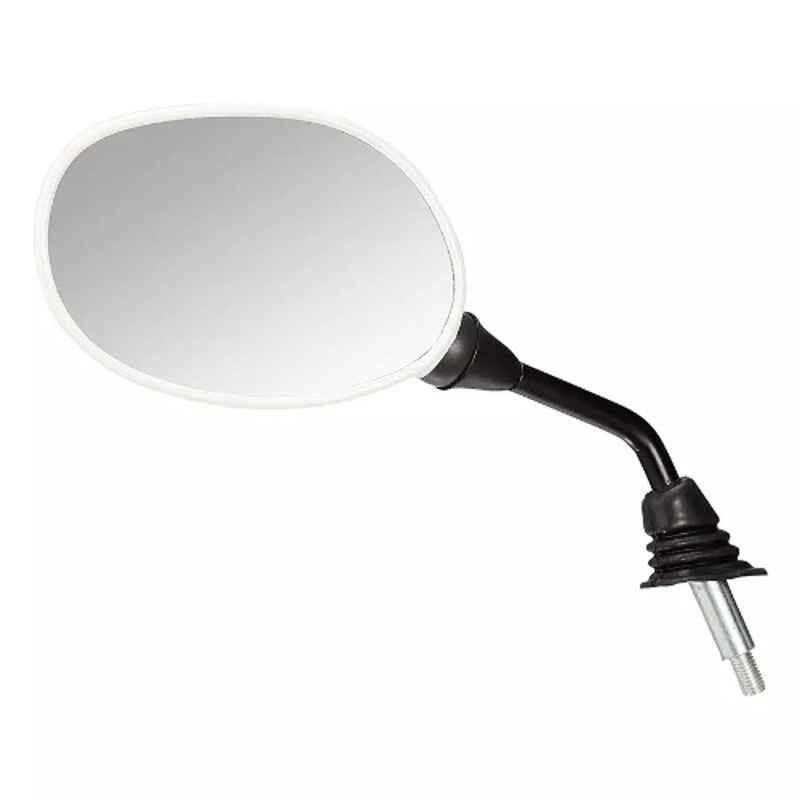 Uno Minda Rv-4002L Rear View Mirror Without Rubber Cap For Honda Activa New Model (White)