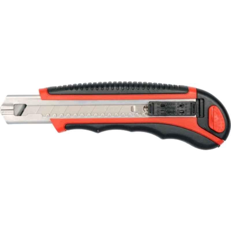 Yato 18x0.5mm SK2 ABS-TPR Casing Utility Knife with Lock, YT-7509