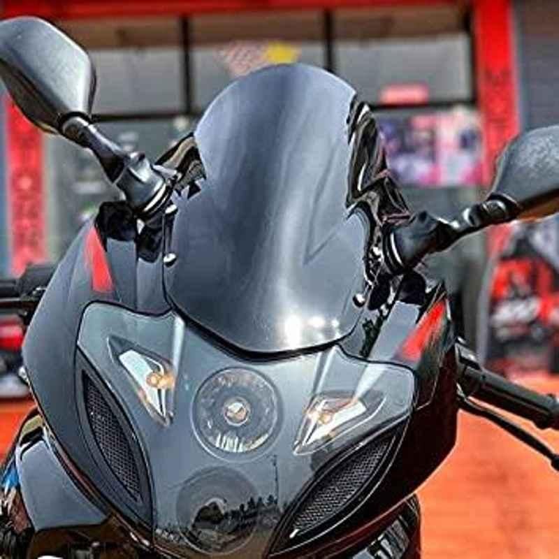 Buy AOW Visor Glass for Bajaj Pulsar 220 cc Polycarbonatee with UV