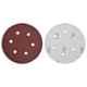 Krost Hook & Loop 6 inch Sanding Paper/Disc For Electrical/Pneumatic Sander Polisher With 11 In 1 Pocket Multitool (6Holex600Grit, 25)