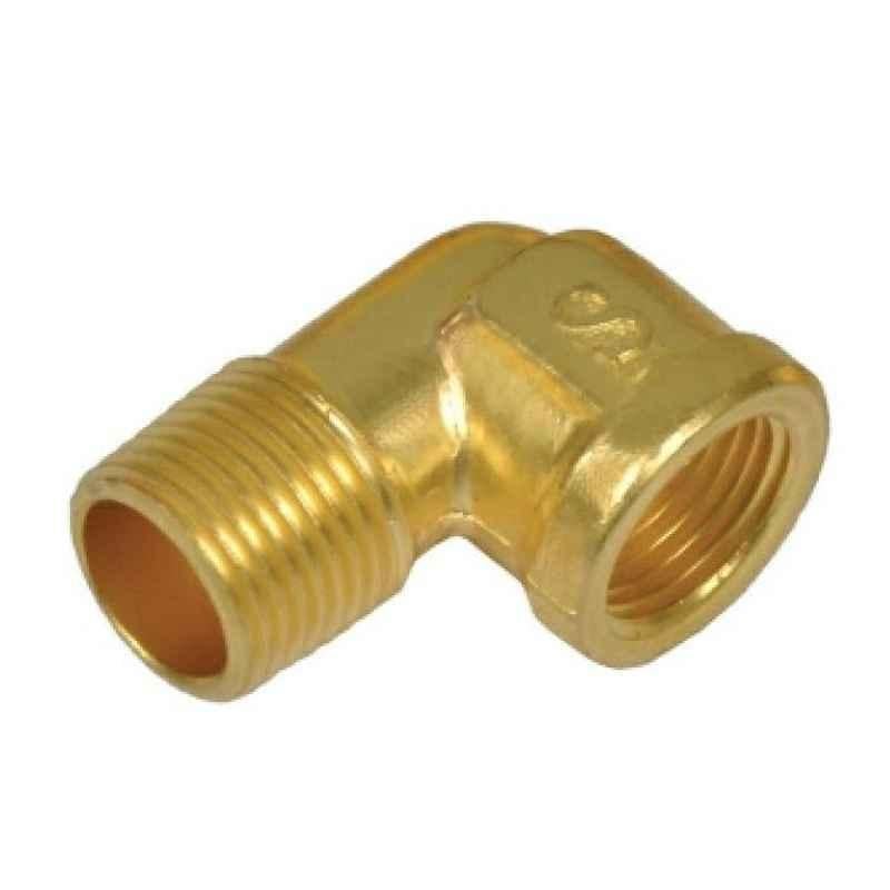 Brass Male Copper Pipe Fittings, Elbow, Size: 1/2 inch at Rs 23