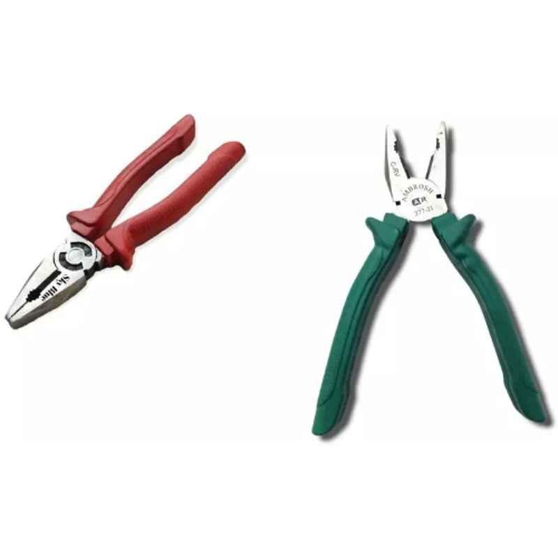 Sky Blue 2 Pcs 7.8 inch Groove Plier Combo, SBE_PLIER_COMBO_MOD_00323
