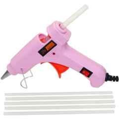 Bandook 20W Pink Glue Gun with 5 Pcs Transparent Glue Sticks